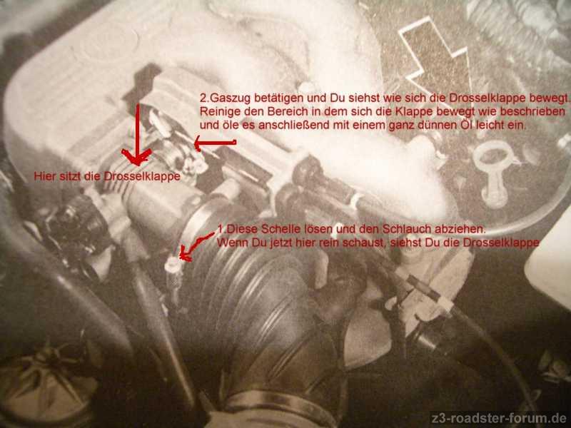 Für krisidk, wie er seine Drosselklappe findet und reinigen kann!