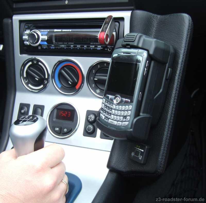 Blackberry Curve Halterung mit Konsole