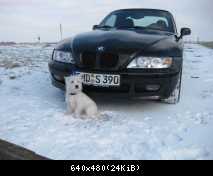 Beide lieben den Schnee!!!
