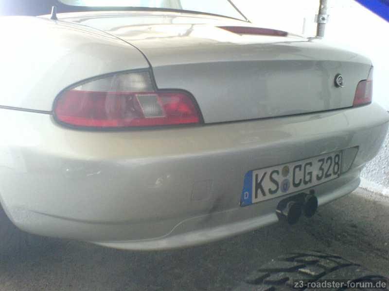 auspuffanlage mittig