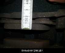 Bremssattel mit Belägen 6 Zylinder