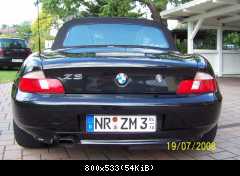 BALCK Z3 von HINTEN