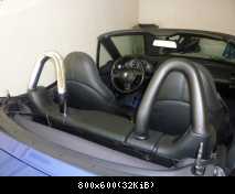 Vergleich Chrom gegen original Überrollbügel