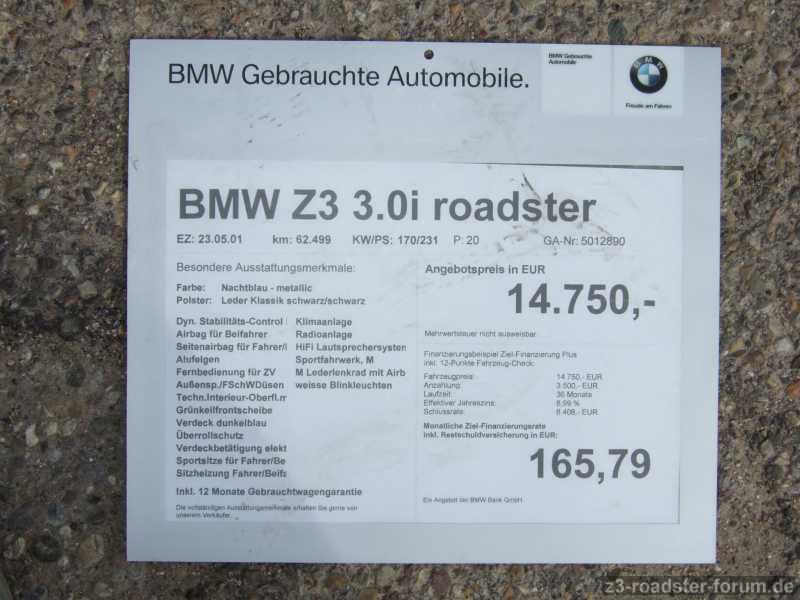 Die Suche nach dem 3.0er - Teil 1