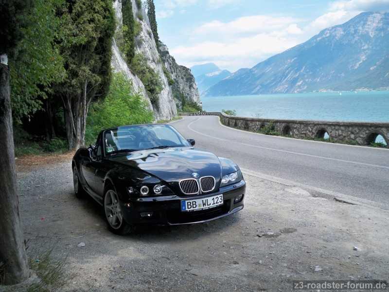 Mit dem Z3 am Gardasee