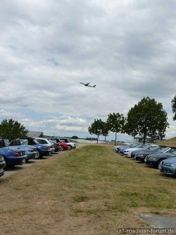 Spalier für die Flieger