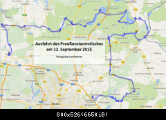 Ausfahrt Preußenstammtisch 12.09.2015