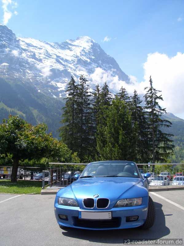 Z3 vor Eiger-Nordwand in Grindelwald