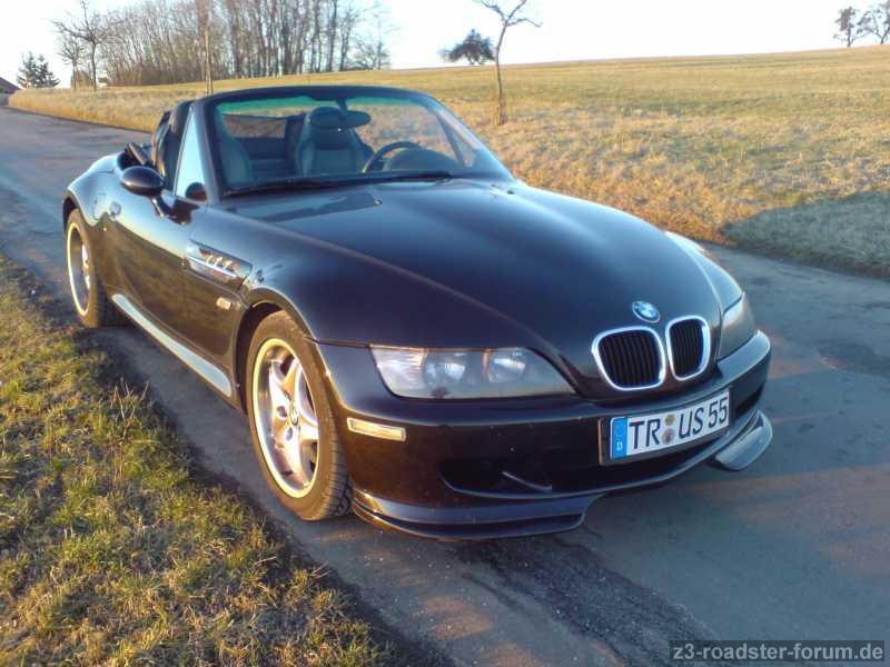 Mein Roadster auch mal bei Sonne