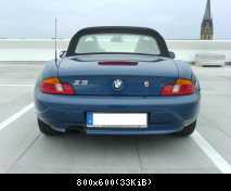 Heck auf dem Parkdeck