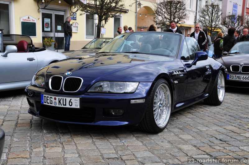Mein blauer Flitzer