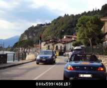 Entlang beim Lago di Como