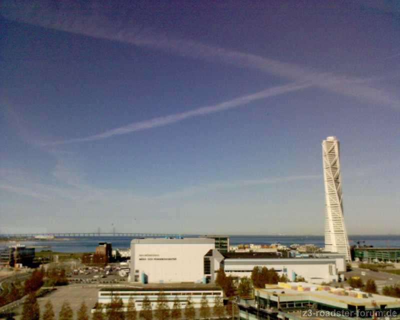 Blick aus dem Bürofenster