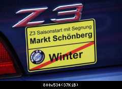 Magnetschild Segnung 2014 - Schönberg