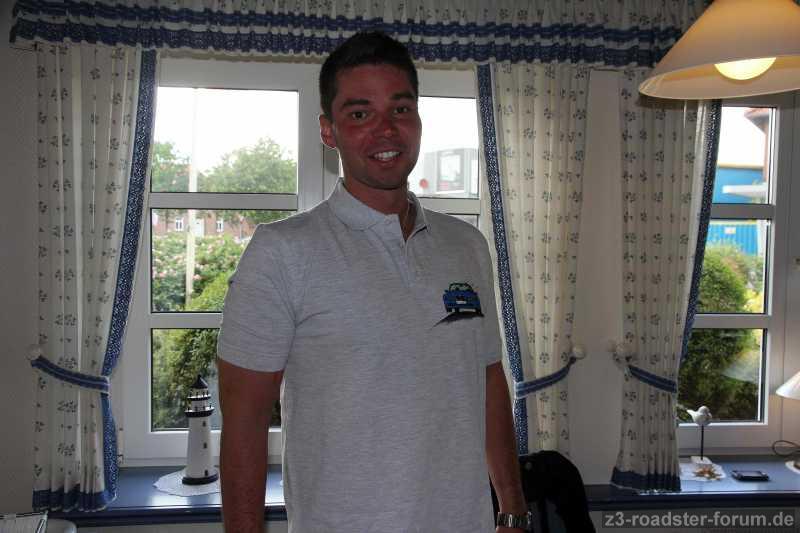 Fin und sein neues Polo-Shirt ;-)