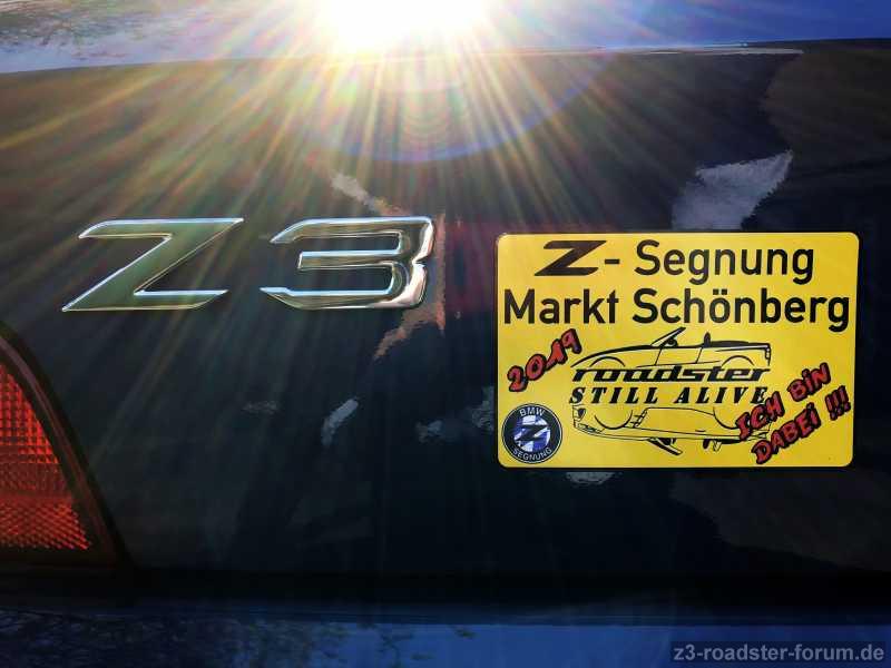 Magnetschild Z-Segnung 2019 - Schönberg