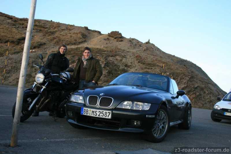 Mit Markus und seinem "Mopped" auf dem Jaufenpass Richtung D-Land
