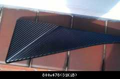 Seitenteil Tür Carbon