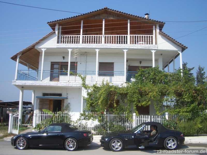 in greece vor unserer hütte