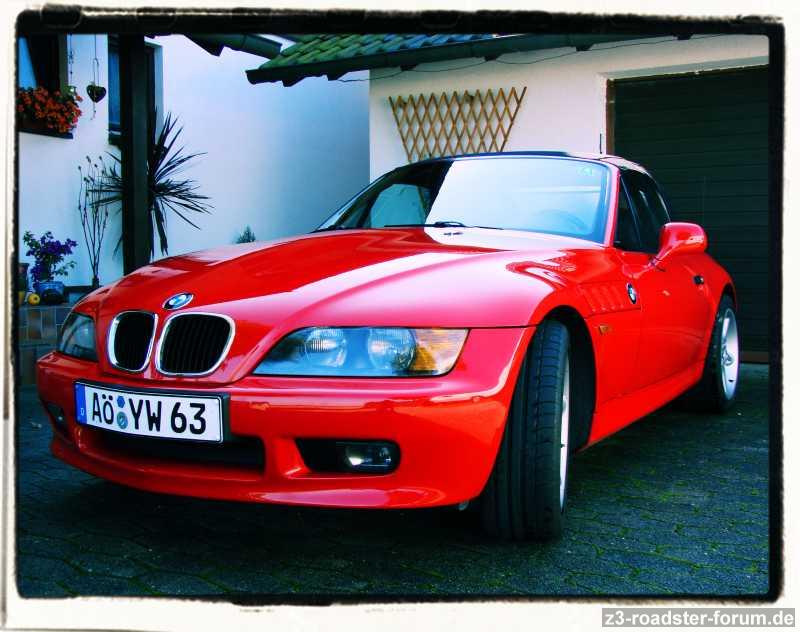Rot ist einfach die perfekte Farbe für nen Roadster