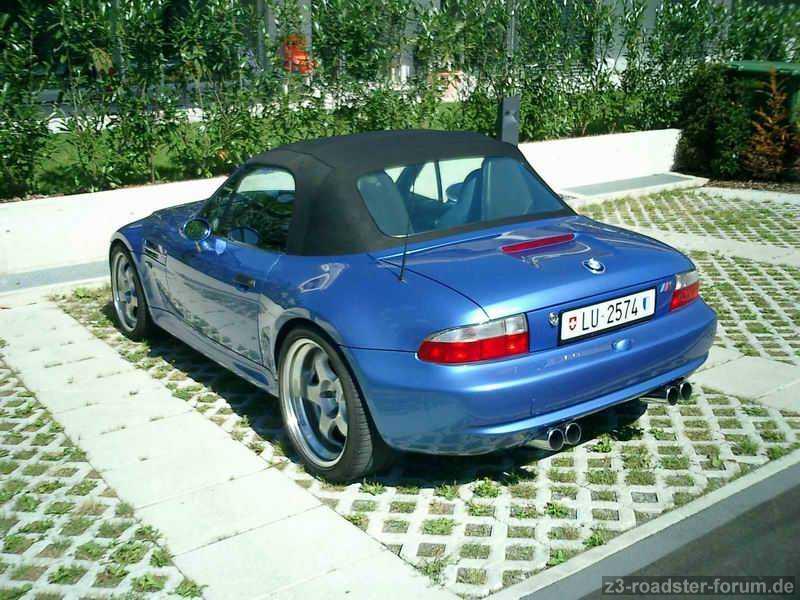 Mein blauer Flitzer