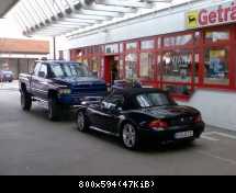 Neulich an der Tanke.... ZZZ vs Jeep *G