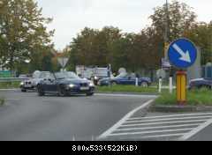 Kreisverkehr im Kreisel