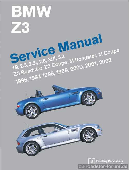 BMW Z3 Service Manual 1996-2002