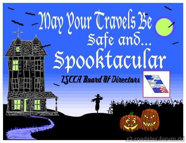 Spooky Halloween from the ZSCCA - Z Series Club of America!