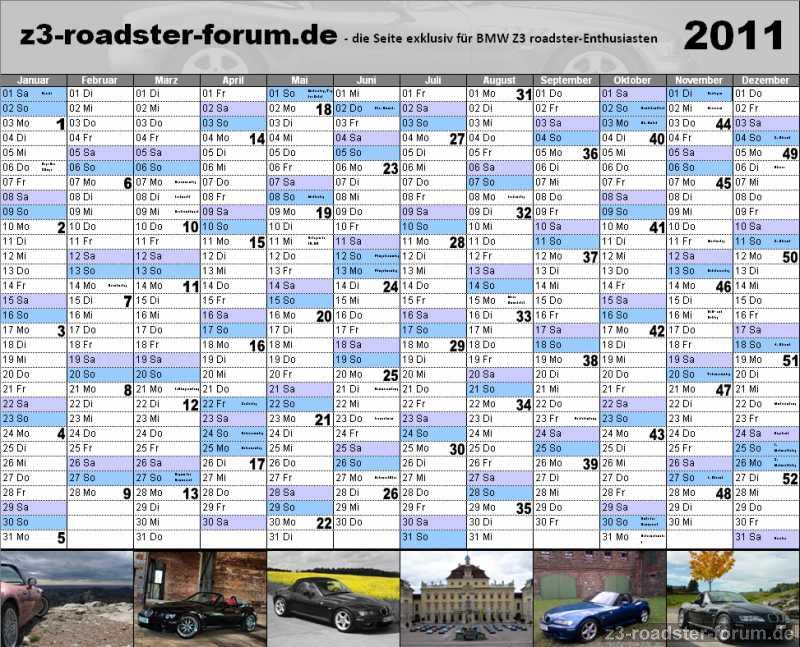 Jahreskalender 2011
