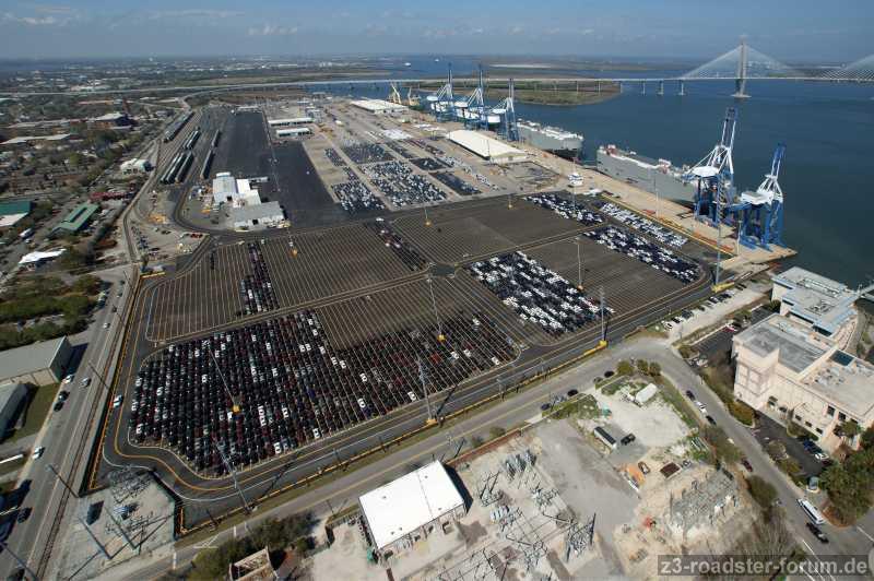 Verladehafen in Charleston (South Carolina)