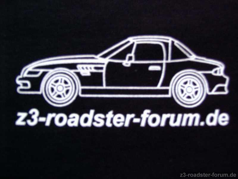 Werbe-Shirt mit geschlossenem Z3 roadster