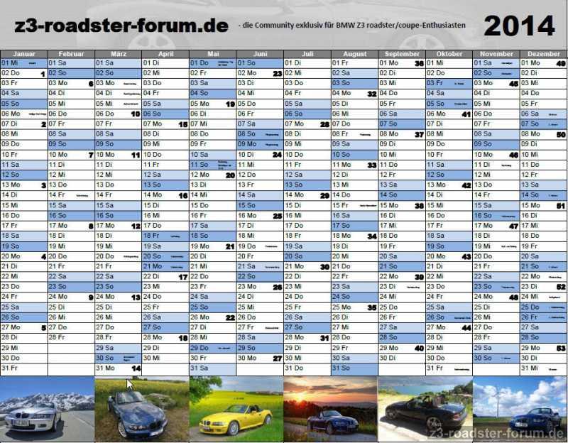 Jahreskalender 2014