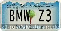 BMW Z3 Kennzeichen