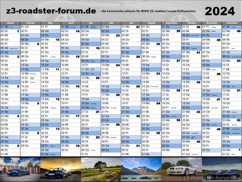 Jahreskalender 2024