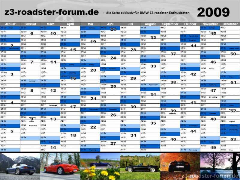 Jahreskalender 2009