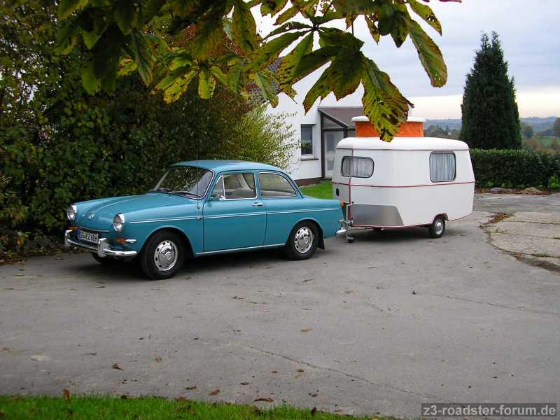 VW 1600 L mit Eriba Puck