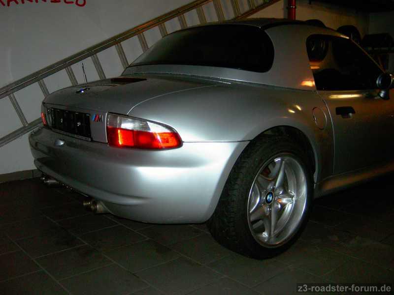 M Roadster von hinten