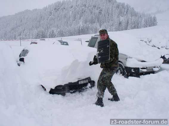Z3 im schnee
