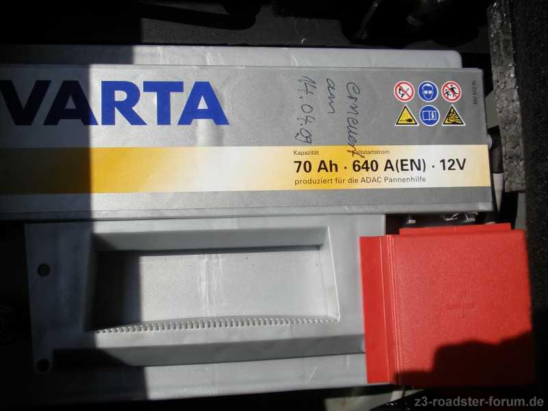 Neue Batterie vom "Gelben Engel"