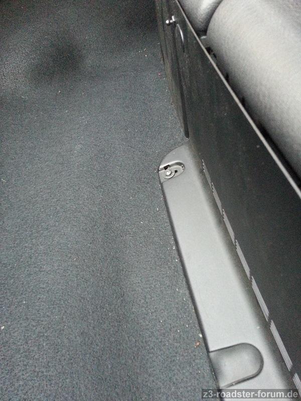 Clip fehlt Verdeckkasten Fahrerseite