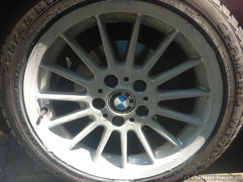 Pro Felge 200gr Beize und viel Schweiß