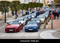 Aufstellung am Marktplatz