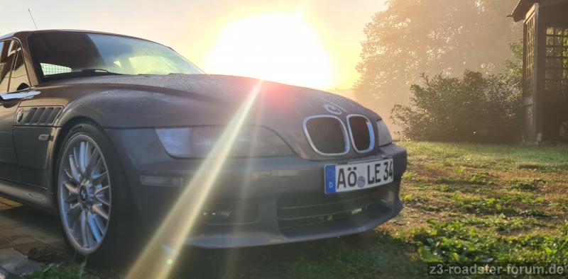Goldener Oktober Herbstmorgen
