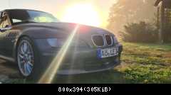 Goldener Oktober Herbstmorgen