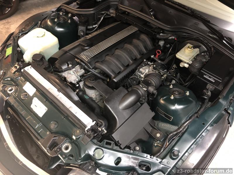 Der neue Motor fertig eingebaut