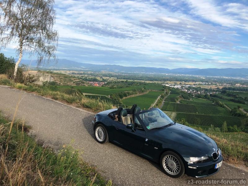 Blick über Bötzingen und Freiburg zum Schwarzwald