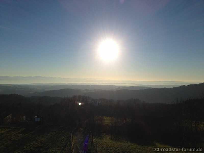 Alpensicht am 23.12.2014
