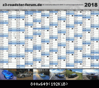 Jahreskalender 2018