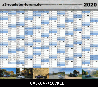 Jahreskalender 2020